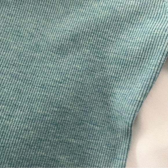 Aritzia Wilfred off shoulder blue wool sweater S - Picture 6 of 8